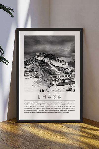Cadran World Cities Collection Πίνακας MDF με πλαίσιο