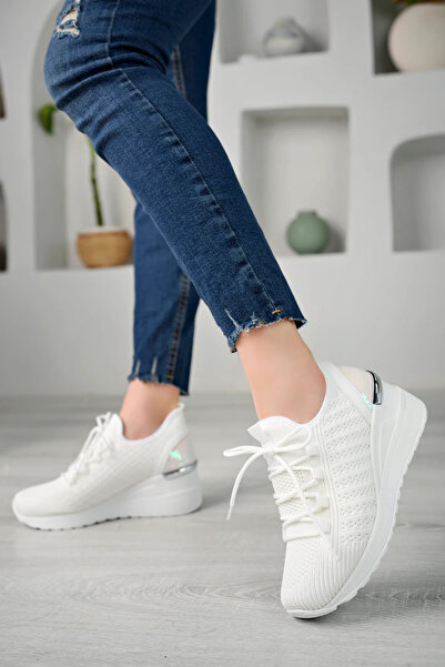 RİVOLİ Flr607 Πλεκτά Αθλητικά Παπούτσια με ψηλή σόλα