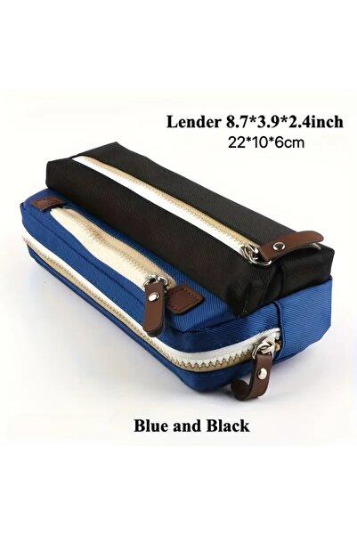 GlassySKY Veliki kapacitet, višeslojni pernica od oksford tkanine, držač za o...