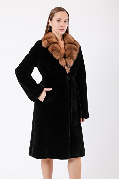 Leather Club Siyah Sable Aksesuarlı Rex Kaban