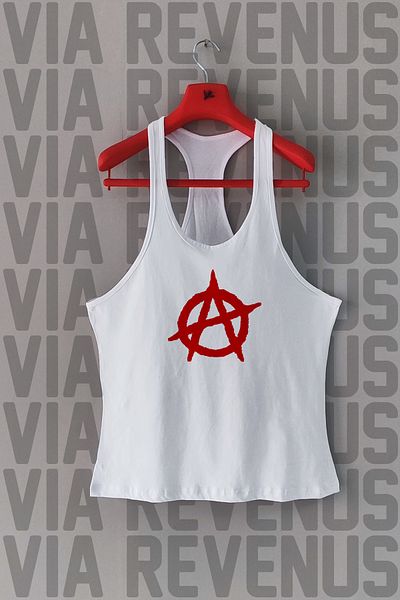 Vordevia Anarchy Printed Tank Top Sports Tank Top