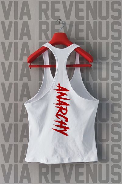 Vordevia Anarchy Printed Tank Top Sports Tank Top