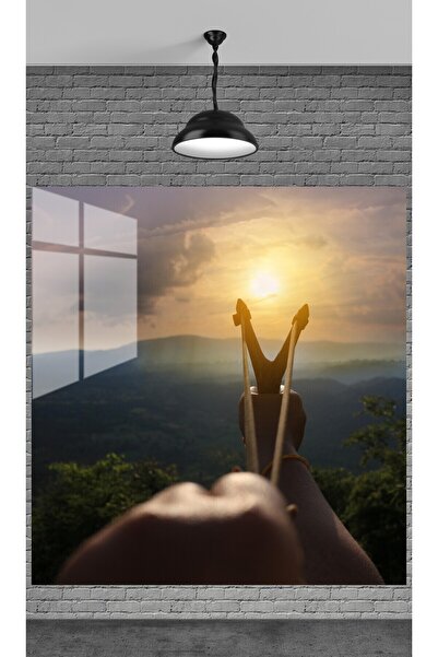 META CAM GÜNEŞE SAPANLA TAŞ ATMA TABLOSU TEMPERLİ CAM ÜZERİNE SEVGİLİNİZE YIL...