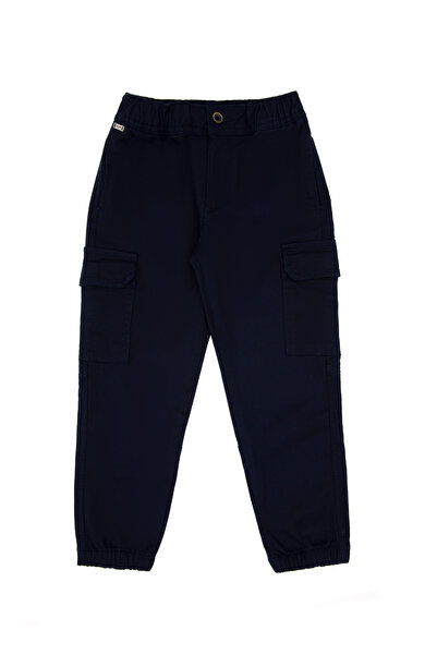 U.S. Polo Assn. Kız Çocuk Lacivert Kanvas Pantolon 50301376-VR033
