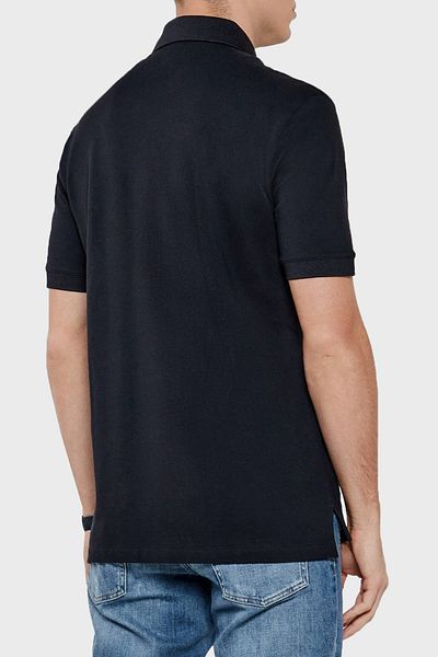 Armani Exchange Ανδρικό μπλουζάκι με λαιμόκοψη πόλο - 100% βαμβάκι, κανονική εφαρμογή XM 000330   AF10366 U