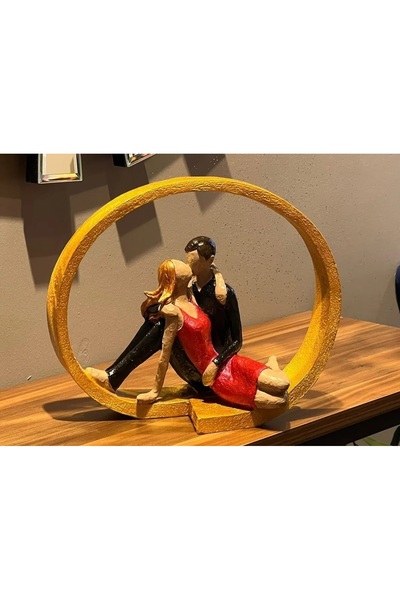 MD STORE Öpüşen Sevgililer Biblo