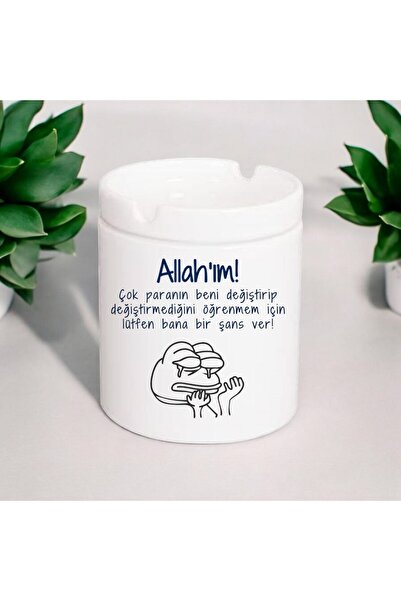 Özel Tasarım Komik Tasarımlı Seramik Küllükler