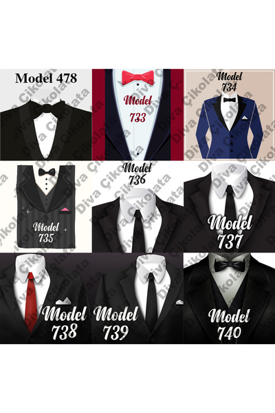 Blackeye Chocolate Kişiye Özel İsimli Damat Bohçası Çikolatası (32 Adet Madlen Çikolata)