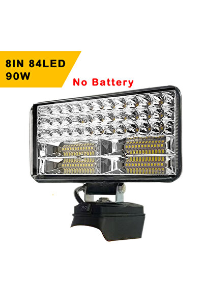 Choice كشاف LED محمول 8 بوصة 84 ليد 90 وات من OUTLULU، إضاءة لاسلكية محمولة ل...