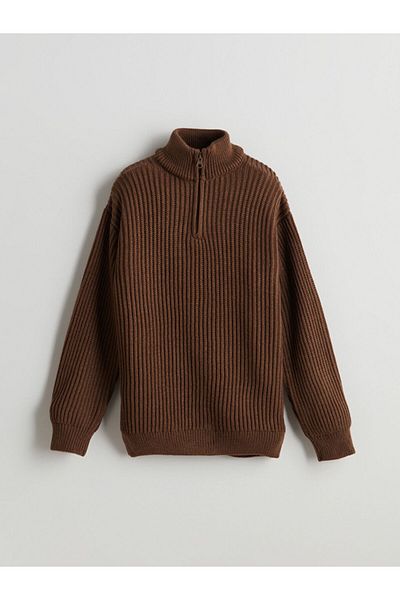 LC Waikiki Lcw Stand Collar Boys Knitwear Sweater Fast Fashion