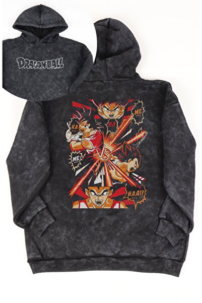 Fuddy Moda Φούτερ με κουκούλα με στάμπα Unisex Dragon Ball, που πλένεται, με ...