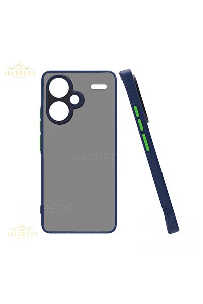 Hatreds Xiaomi Redmi Note 13 Pro Plus 5G Kılıf Buzlu Tasarımlı Renkli Tasarım...