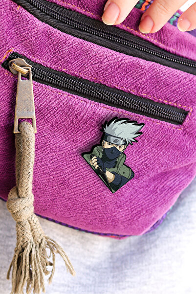 Rozzy Lab Kakashihatake - Anime Rozet - Broş - Yaka Çanta Aksesuar