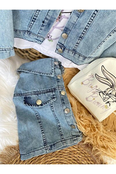 KOKOŞ BEBEK Buggs Bunny 4 Piece Girl's Set