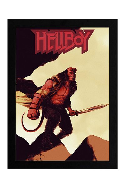 Saturn Hellboy în cadru - Pictură poster de film