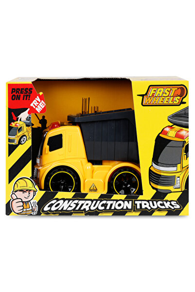 Erdem Oyuncak شاحنة قلابة احتكاكية باللون الأصفر