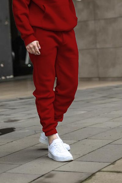 ruNadeS Men's Winter Warm Cotton Sporty Sweatpants with Elastic Legs