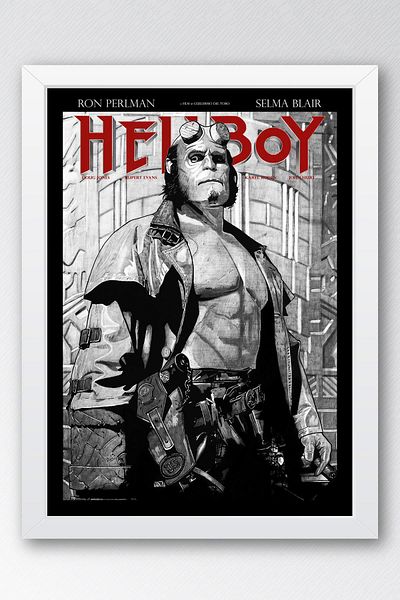 Saturn Hellboy în cadru - Pictură poster de film