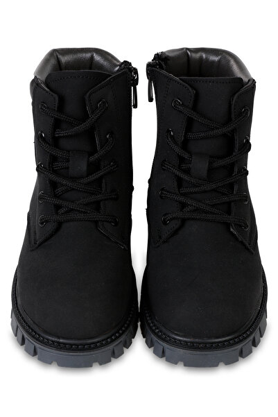 Civil Boots Erkek Çocuk Bot 31-35 Numara Siyah