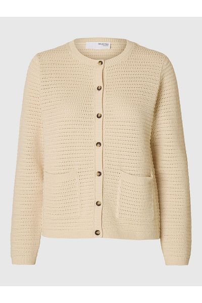 Selected Femme Strickjacke 100% Baumwoll