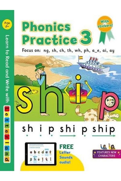 Letterland International Phonics Practicer 3 - Slide and Comfortable Design
