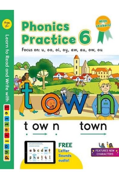 Letterland International Phonics Practicer 6 - Cutting and Based Features