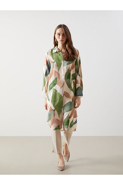 LC Waikiki New Season Patterned Women's Shirt Tunic - S5J563Z8