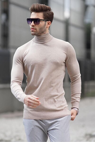 Madmext Norkový rolák Pánský pletený svetr 6809