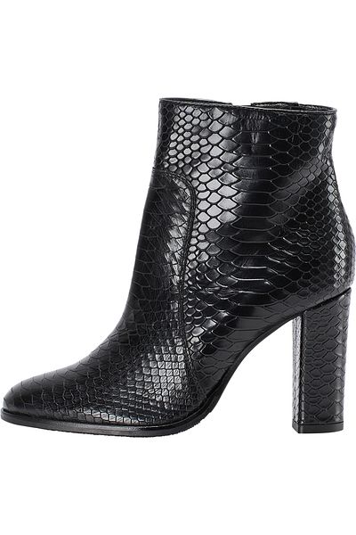 Faina Leder Stiefelette In Snake-optik