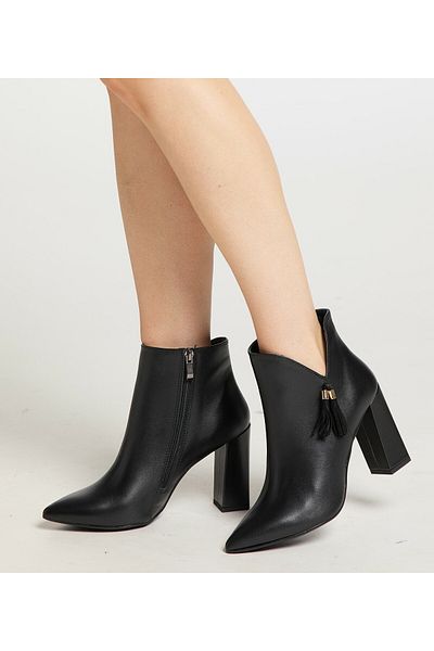 Faina Elegante Leder Stiefelette
