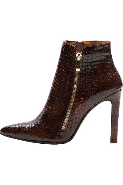 Faina Stiefelette Aus Glattleder