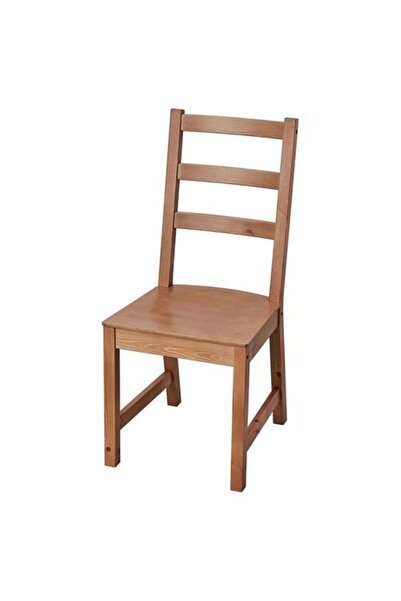 IKEA - NORDVIKEN, ahşap sandalye, antika vernik