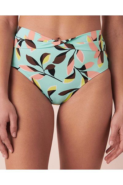 La Vie en Rose MODERN GRAPHIC High Waist Bikini Bottom