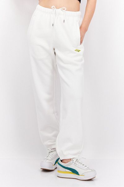 Esprit Women Straight Leg Solid Jogger Pants, White