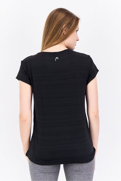 Head Women Relaxed Fit Short Sleeve Outdoor T-Shirt, Black