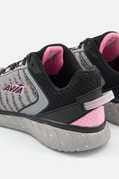 AVIA Women Avi Match Lace Up Casual Shoes, Grey Combo