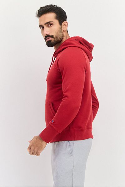 Champion Men Sportwear Fit Long Sleeves Running Sweatshirt, Red