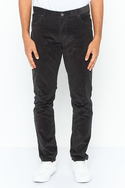 Michael Kors Men Stretch Fit Textured Corduroy Pants, Black