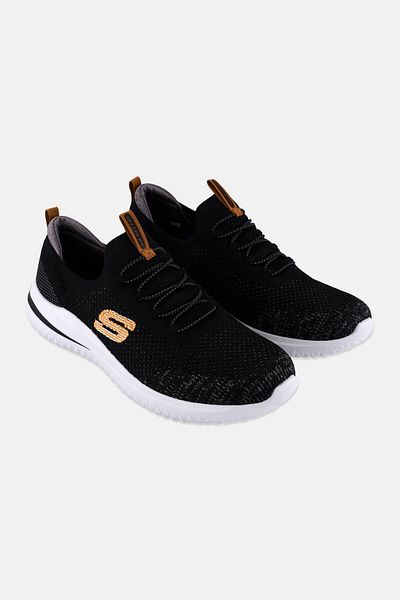 SKECHERS Men Delson 3,0 Mendon Slip On Outdoor Shoes, Black