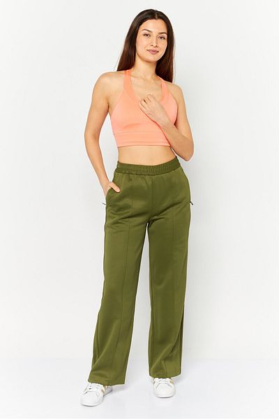 adidas Originals X Ivy Park Women Sportswear Fit Embroidered Logo Outdoor Track Pants, Willow Green