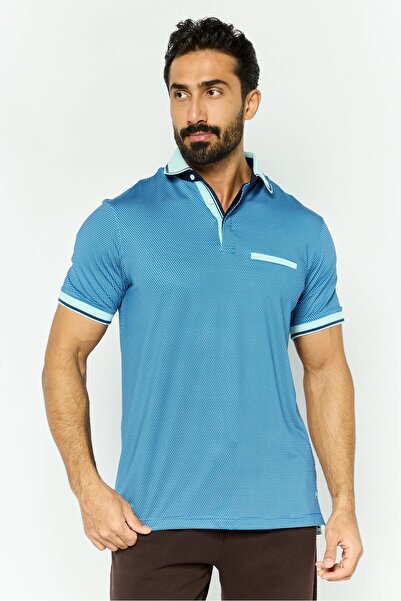 Head قميص بولو جولف رجالي رياضي بأكمام قصيرة، مجموعة أزرق داكن