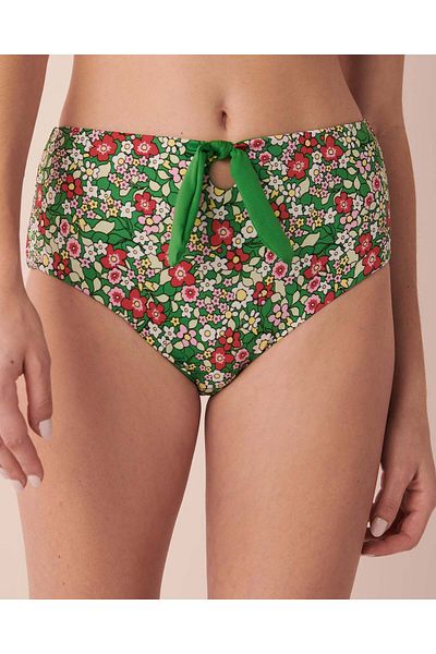 La Vie en Rose DITSY BLOOMING Recycled Fibers Reversible High Waist Bikini Bottom