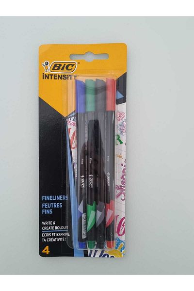 Bic Felt Tip Assorted Color Pencil Interstiy (1 Pack 4 Pencils)