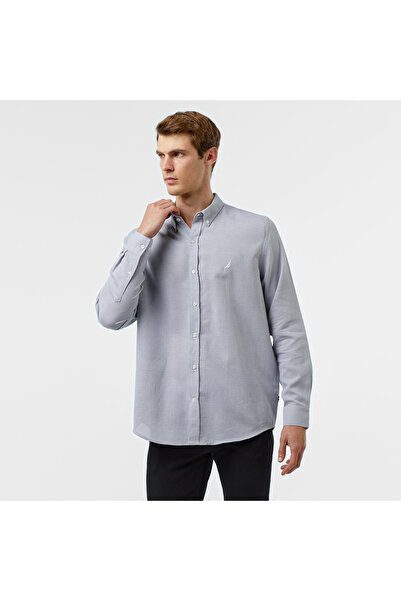 Nautica Erkek Mavi Gömlek