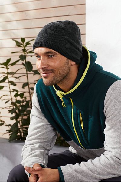 Tchibo Men Knitted Hat, Charcoal Grey