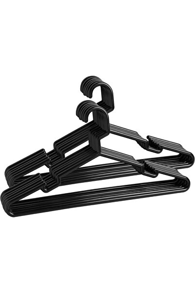 mastergold مجموعة من 12 شماعة ملابس بلاستيكية بطول 39 سم | شماعات ملابس ومعاط...