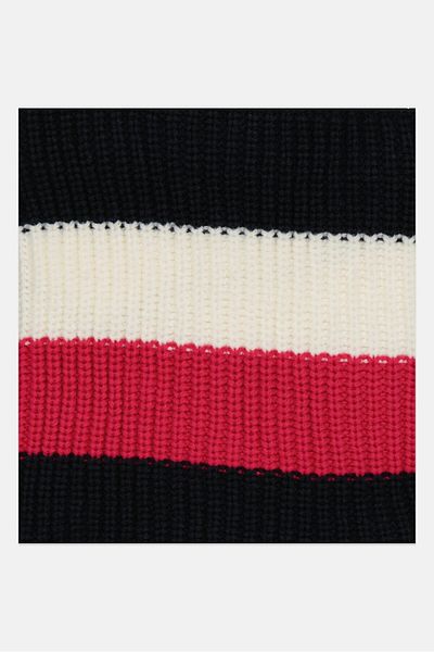 Nautica Kids Girl Stripe Scarves Beanie, Pink