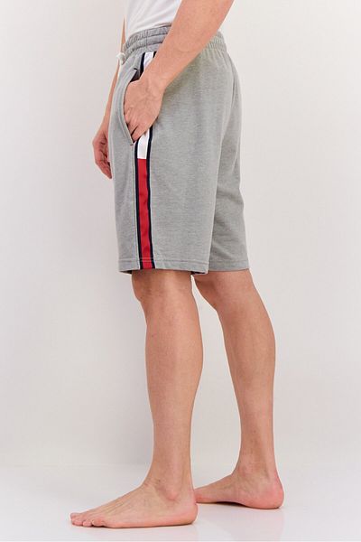 Tommy Hilfiger Men Heather Drawstring Pajama Shorts, Grey