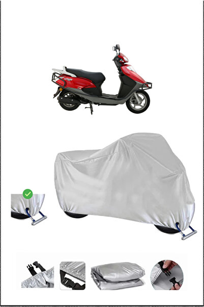 Breen قفل أبوش SPEEDY125I متوافق مع مقاومة للماء ومتين للدراجات النارية - رمادي