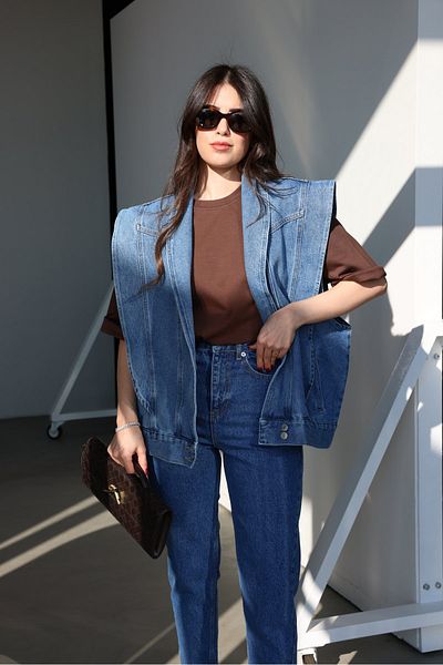 Özge Özgenç Π.Χ. Μπλουζάκι Oversize με επένδυση